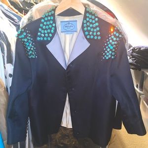 RARE Prada Jeweled Jacket - Like New!